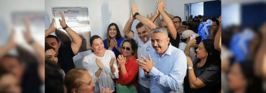 Foto: Governadora Hana Ghassan entrega a Marapanim a 27ª creche do programa 'Creches Por Todo o Pará'