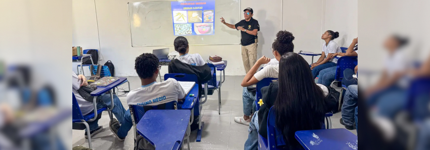 Foto: 'Escola Segura' transforma salas de aula em espaços de conscientização e cidadania  