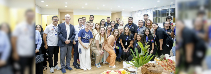 Foto: Centro de Inovação da Seduc recebe visita técnica da Unesco e fortalece protagonismo estudantil