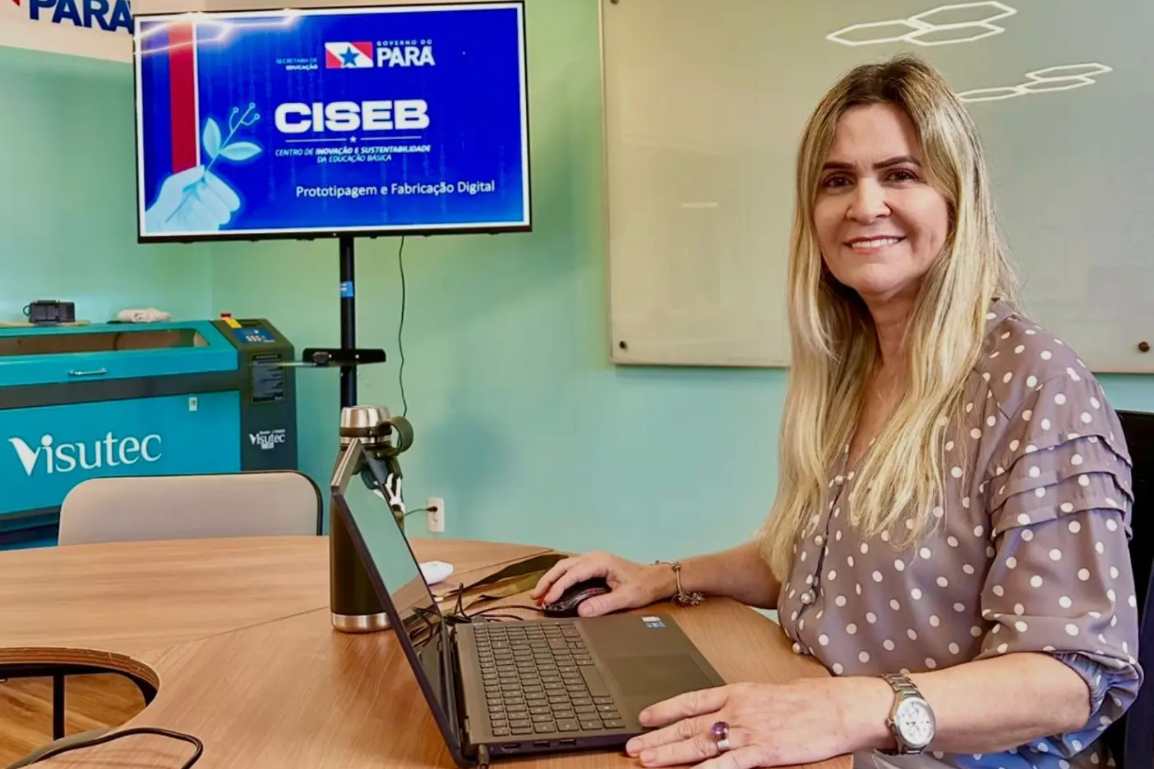 Professora Ayvania Pinto - Foto: Divulga&ccedil;&atilde;o