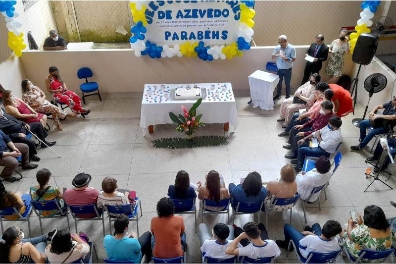 Foto: UEES José Álvares de Azevedo completa 67 anos de referência educacional para deficientes visuais no Pará