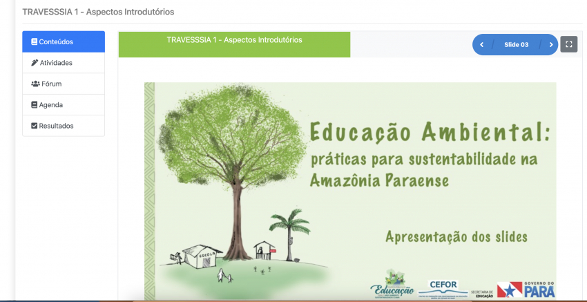 Foto: Seduc avança em curso de educação ambiental para educadores da rede estadual