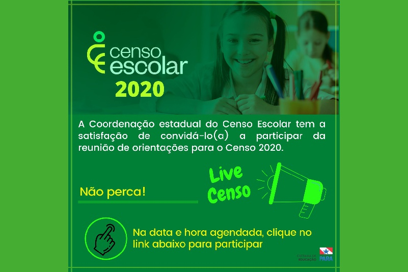 Foto: Coordenação estadual convoca educadores para orientações do Censo 2020