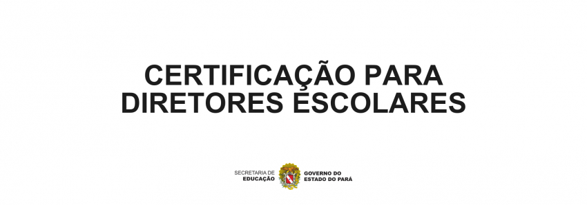 Foto: Certificação de Diretores Escolares