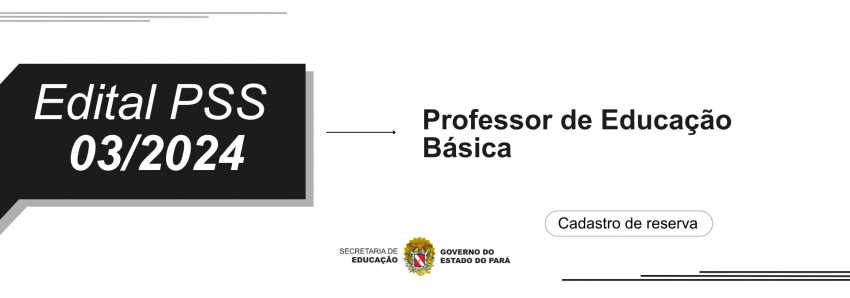 Foto: PSS 03/2024 - PROFESSOR DE EDUCAÇÃO BÁSICA
