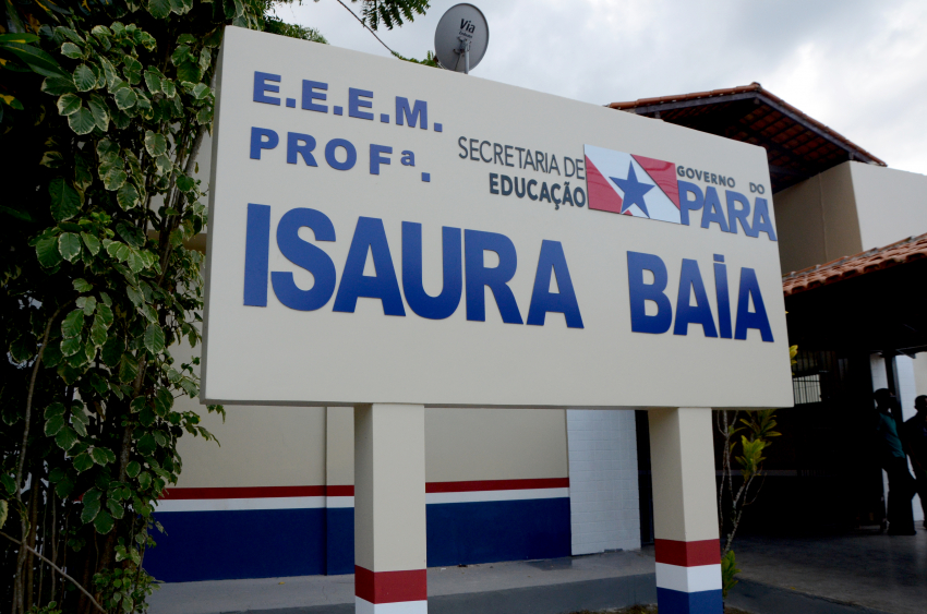 Foto: Escola Profª Isaura Baía, em Mocajuba, é a 72ª reconstruída pelo Governo do Pará