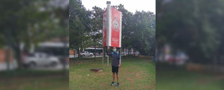 Foto: Estudante da rede estadual busca o índice para Pan-Americano de Atletismo Sub-20