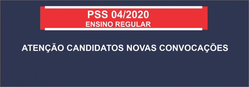 Foto: Novas convocações ENSINO REGULAR