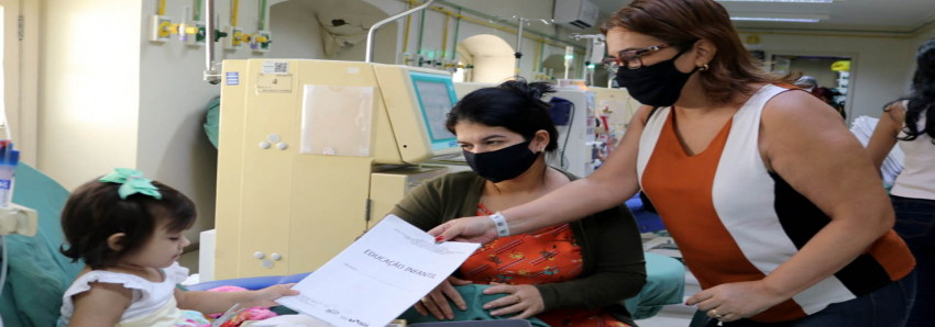 Foto: Seduc disponibiliza cadernos de atividades para alunos que realizam tratamento hospitalar