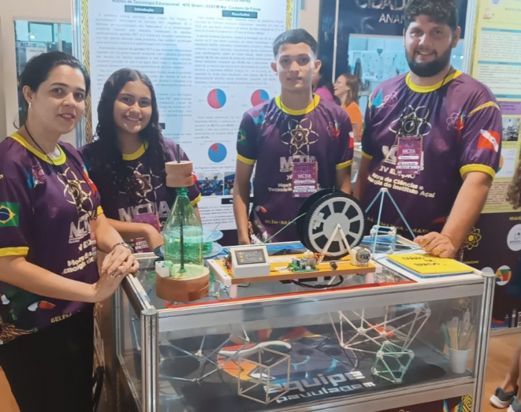Foto: Estudantes da rede estadual participam de mostra de ciência e tecnologia em Belém