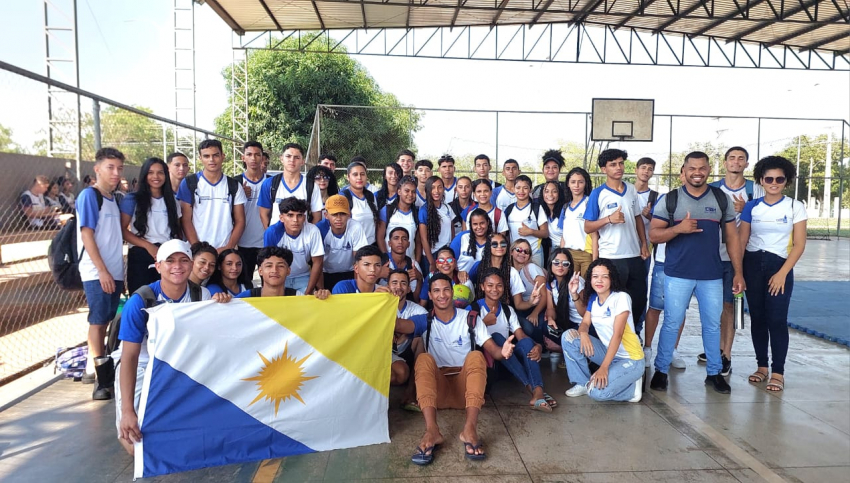 Foto: Escola estadual de Conceição do Araguaia proporciona intercâmbio entre estudantes