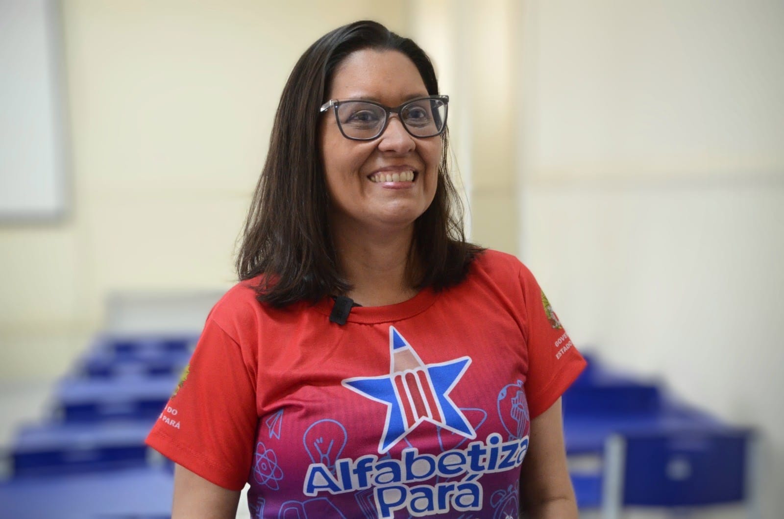 Foto: Carla Reis, coordenadora do programa Alfabetiza Pará - Foto: Rai Pontes / Ascom Seduc