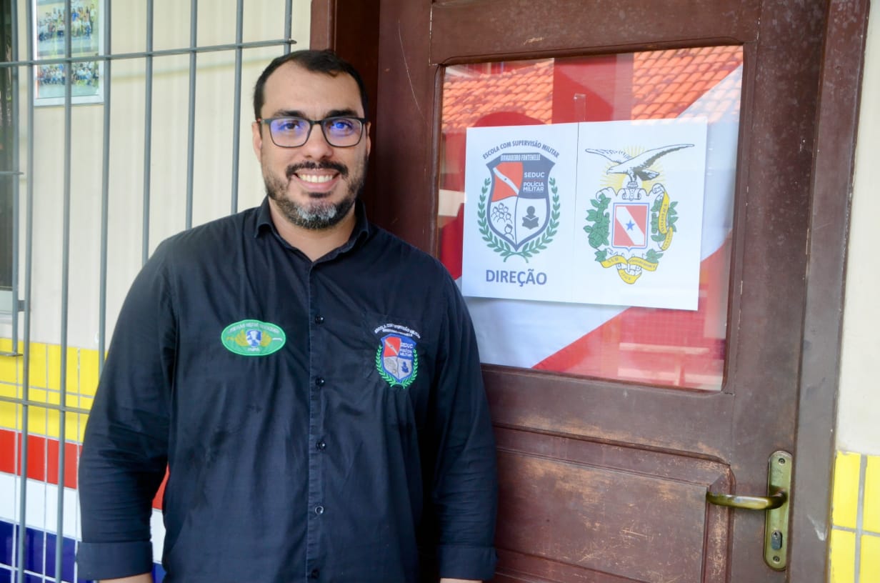 Luiz Paulo Peixoto de Assunção, diretor da Escola Brigadeiro Fontenelle - Foto: Rai Pontes / Ascom Seduc