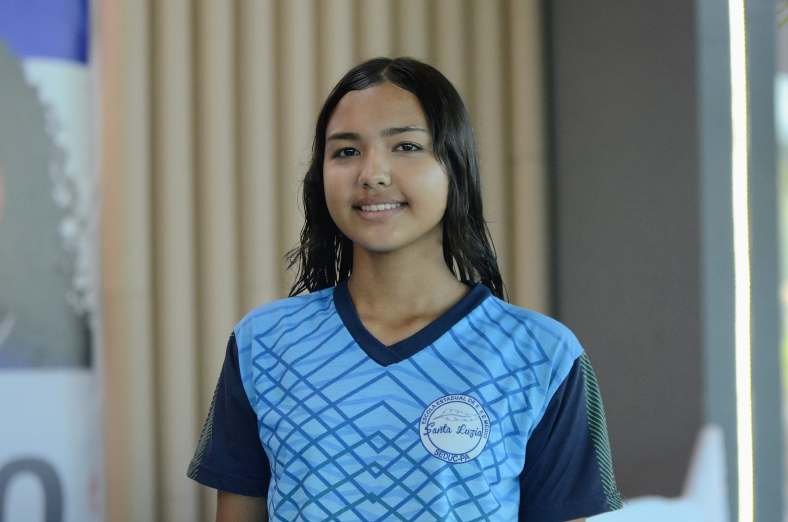 Estudante Ana Sofia Meireles, da Escola Santa Luzia - Foto: Eliseu Dias / Ascom Seduc