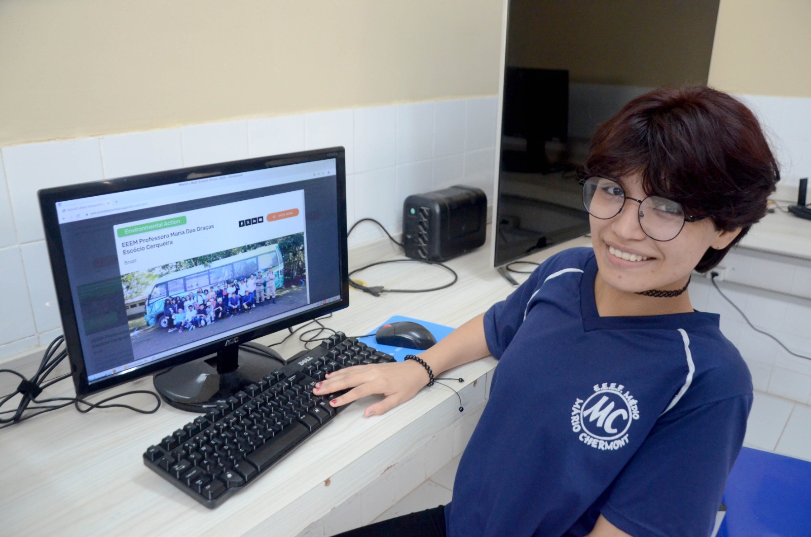 Estudante Mayani Oliveira - Foto: Eliseu Dias / Ascom Seduc