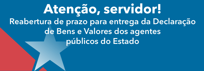 Foto: Declaração de bens e valores dos agentes públicos do Estado