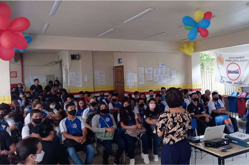 Foto: Seduc orienta alunos no combate a prática do bullying escolar