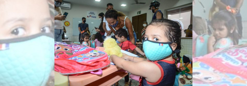 Foto: Em Belém, Creche Prof. Orlando Bitar abre em clima de alegria