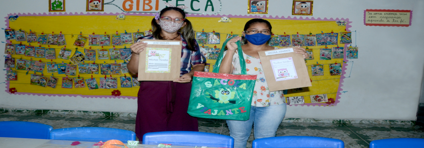 Foto: Projeto Sacola Viajante incentiva alfabetização de alunos