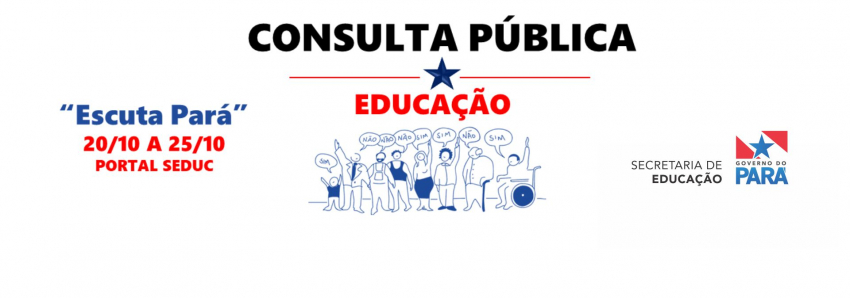 Foto: Seduc realiza consulta pública sobre o retorno presencial das atividades escolares