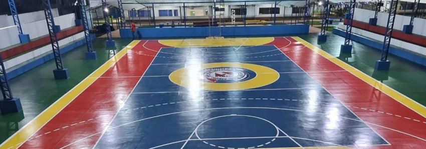 Foto: Com recursos do Dinheiro na Escola Paraense, escola estadual em Óbidos recupera quadra poliesportiva