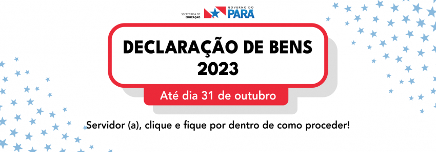 Foto: Declaração de bens e valores 2023