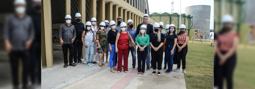 Foto: Gestores da Seduc visitam Usina da Paz no Icuí-Guajará, em Ananindeua