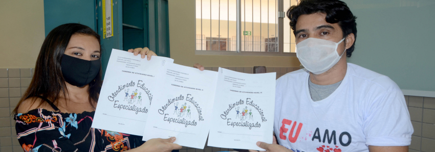 Foto:  Escolas da USE 05 disponibilizam aulas remotas com a ajuda da tecnologia