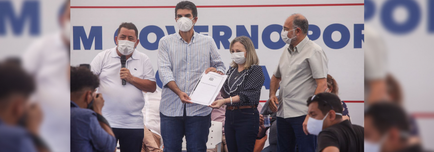 Foto: Seduc recebe terreno para construção de creche em Santa Bárbara do Pará