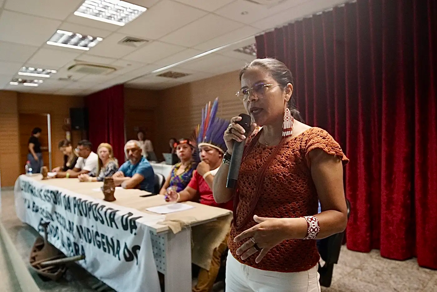 Vera Arapiun - coordenadora da Educação Escolar Indígena - Foto: Wellyngton Coelho / Ag.Pará