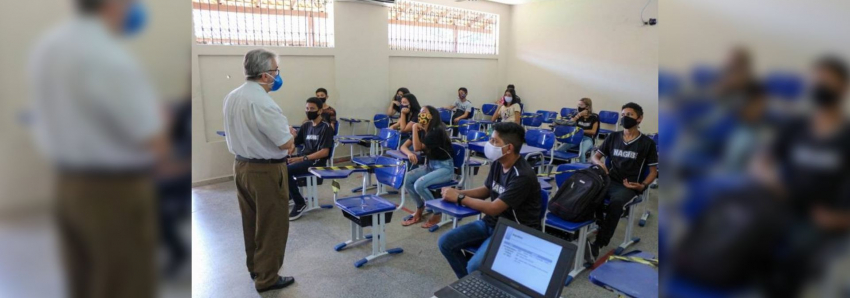 Foto: TerPaz leva projeto de Educação Fiscal para alunos do bairro da Cabanagem, em Belém
