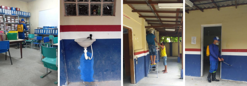 Foto: Covid-19: Recursos do PDDE podem ser utilizados na aquisição de material de limpeza e EPI 