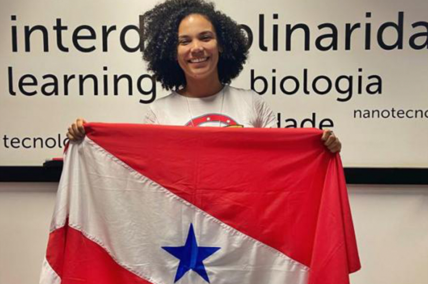 Foto: Professora da rede estadual representa o Pará na 5ª edição da Escola Sirius, em São Paulo