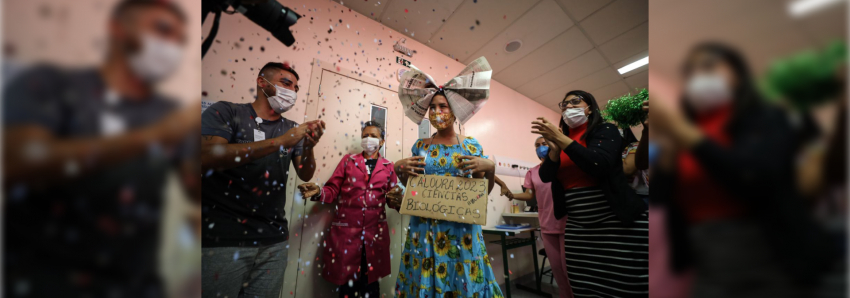 Foto: Em Belém, aluna da classe hospitalar do Hospital Oncológico Infantil é aprovada no vestibular