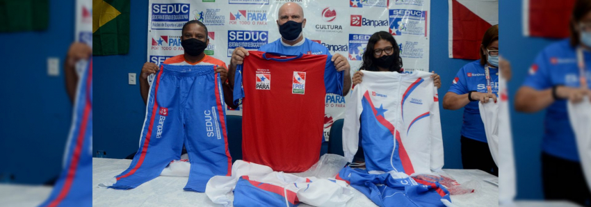 Foto: Seduc entrega uniforme para delegação do Pará que vai aos Jogos Escolares Brasileiros