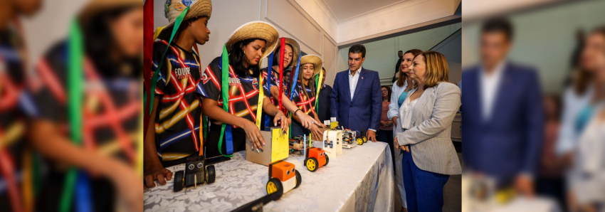 Foto: Governo do Pará entrega computadores, kits de robótica e amplia fornecimento de internet nas escolas públicas