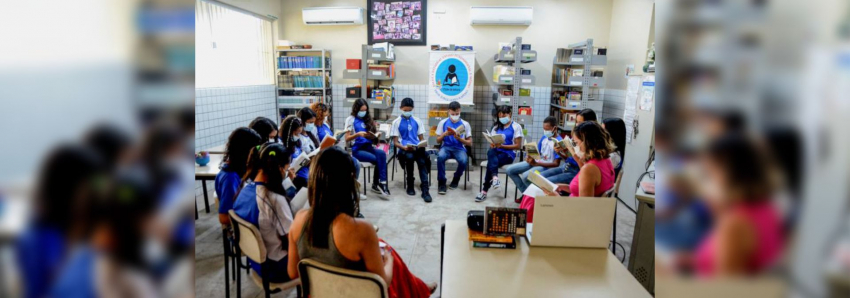 Foto: Secretaria de Educação do Estado promove ação de leitura em escola de Icoaraci