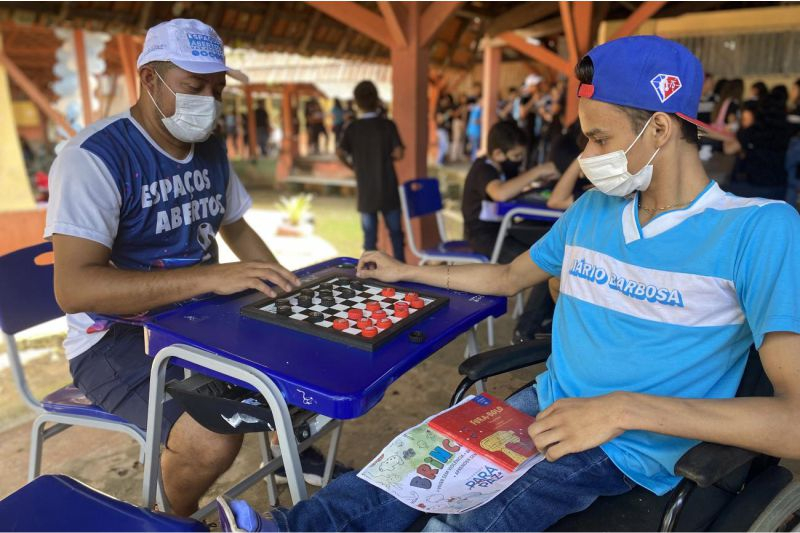 Foto: Fundação ParáPaz garante momentos de interação aos alunos de escola estadual