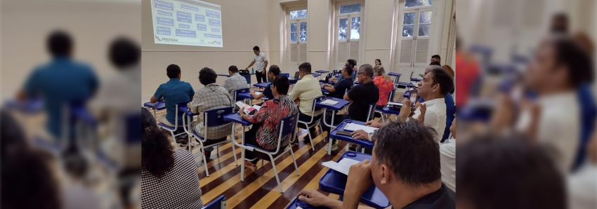 Foto: Secretaria de Educação realiza formação de professores para utilização do 'Prepara'