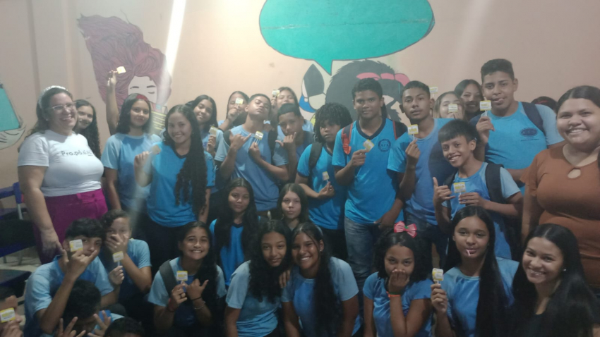 Foto: Escola estadual do bairro de Canudos realiza projeto com foco na saúde mental dos estudantes