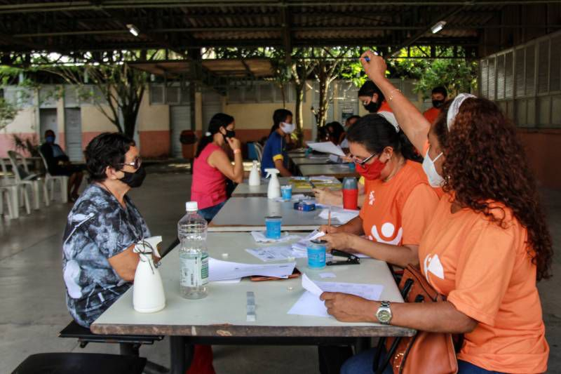 Foto: Uepa participa de ação comunitária em Escola Estadual da Marambaia