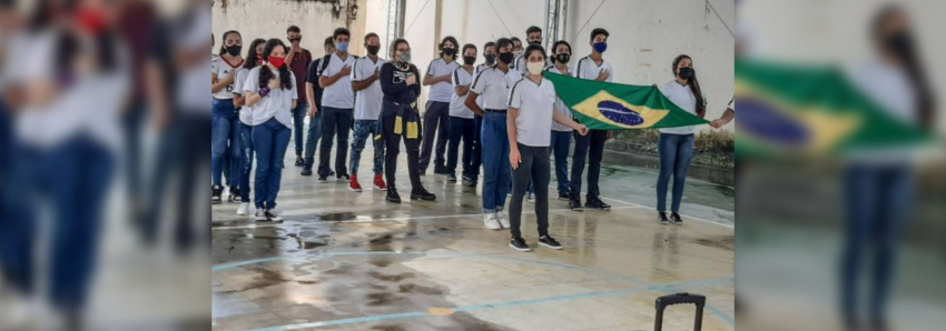 Foto: Escolas da rede estadual realizam atividades alusivas à Semana da Pátria