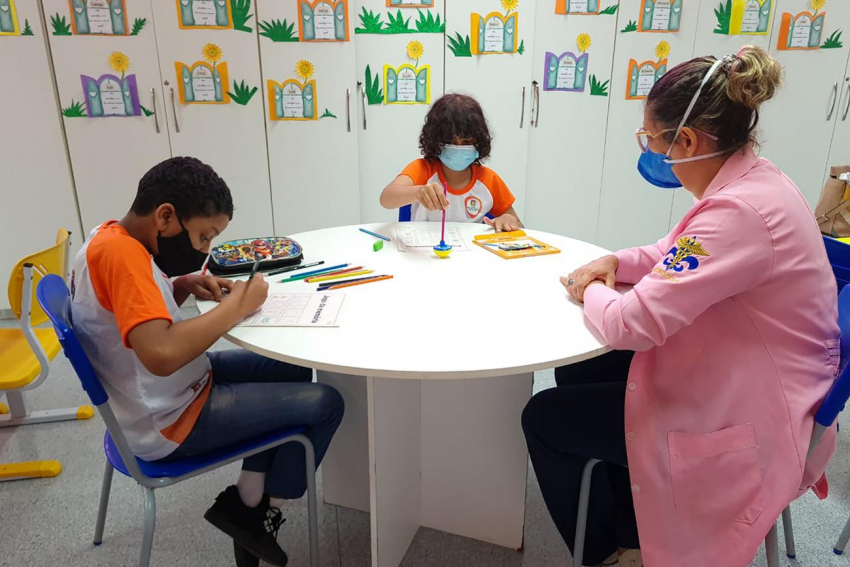 Foto: Hospital Oncológico Infantil retoma as aulas presenciais para as crianças em tratamento contra o câncer