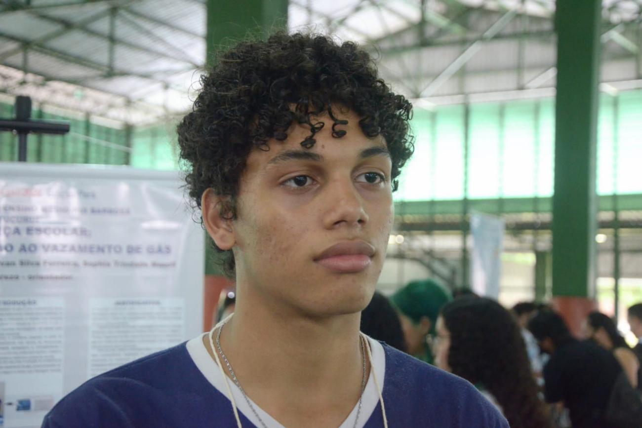 Aluno João Lucas Pantoja (Foto: Eliseu Dias / Ascom Seduc)
