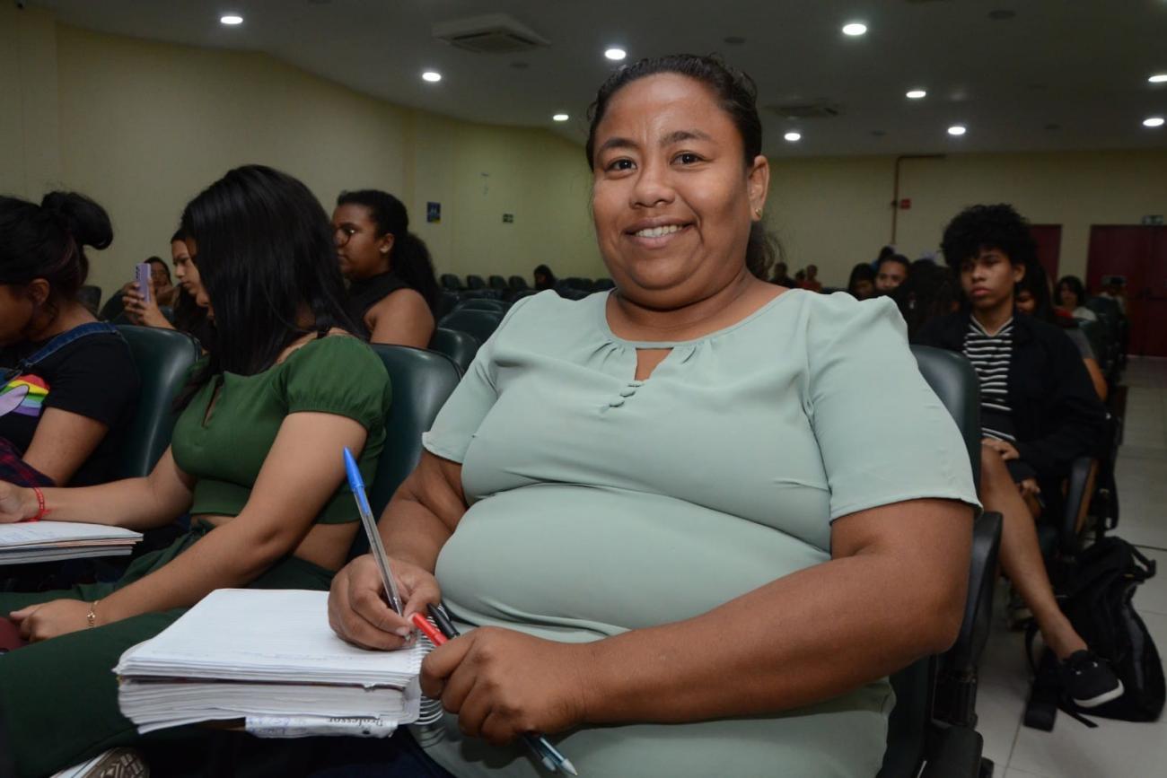 Lucilene Silva está confiante na aprovação para o curso de Terapia Ocupacional (Foto: Rai Pontes / Ascom Seduc)