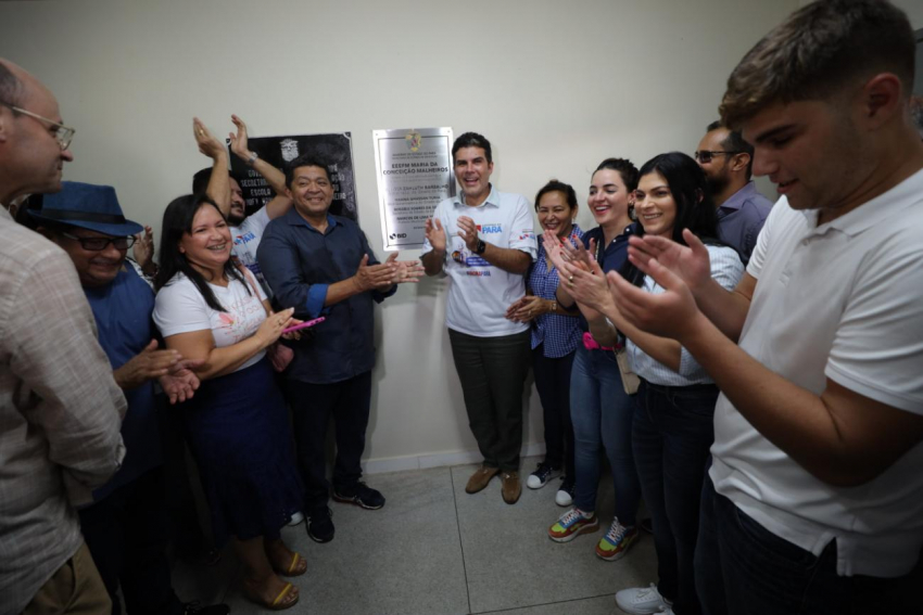 Foto: Estado entrega reconstruída a Escola Estadual Maria da Conceição Malheiro