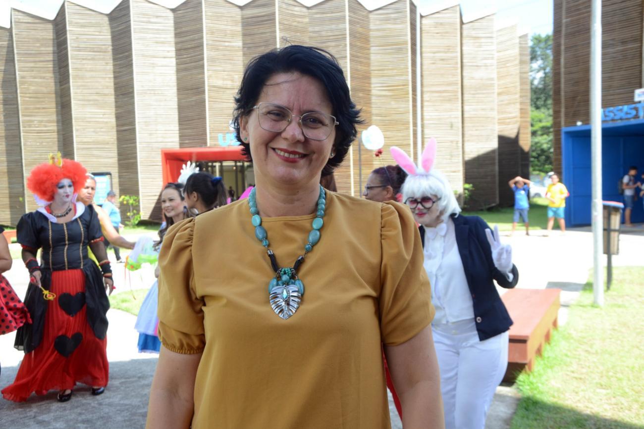 Dir. da Escola Jornalista Romulo Maiorana, Claudiane Batista destaca a série de eventos preparatórios para o exame do Saeb - Foto: Divulgação