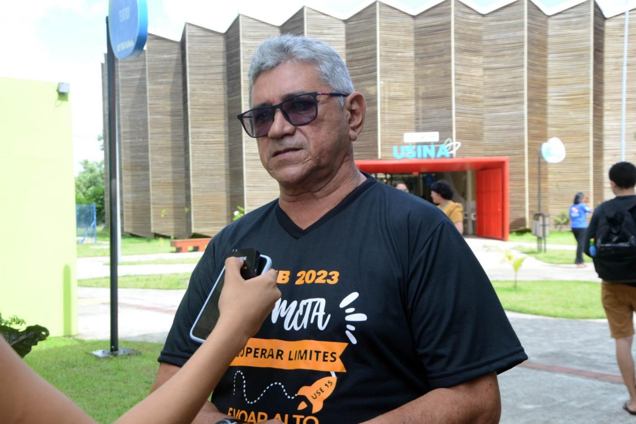 Gestor da Unidade Seduc na Escola 15 (USE 15), Inaldo Alves: ''(...) buscamos a nossa superação para nota melhor no Saeb'' - Foto: Divulgação