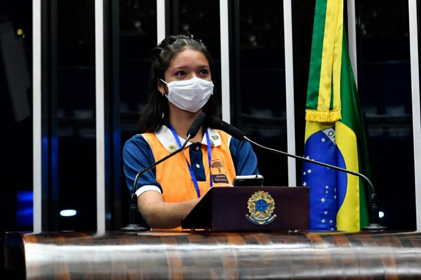 Foto: Seduc destaca importância do Programa Jovem Senador aos alunos da rede estadual