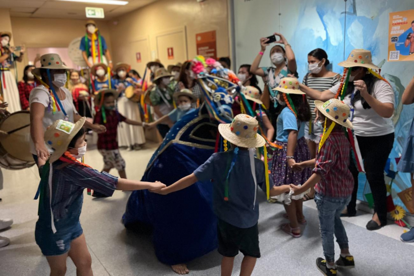 Foto: 'Pavulagem' abre programação junina no Hospital Oncológico Infantil